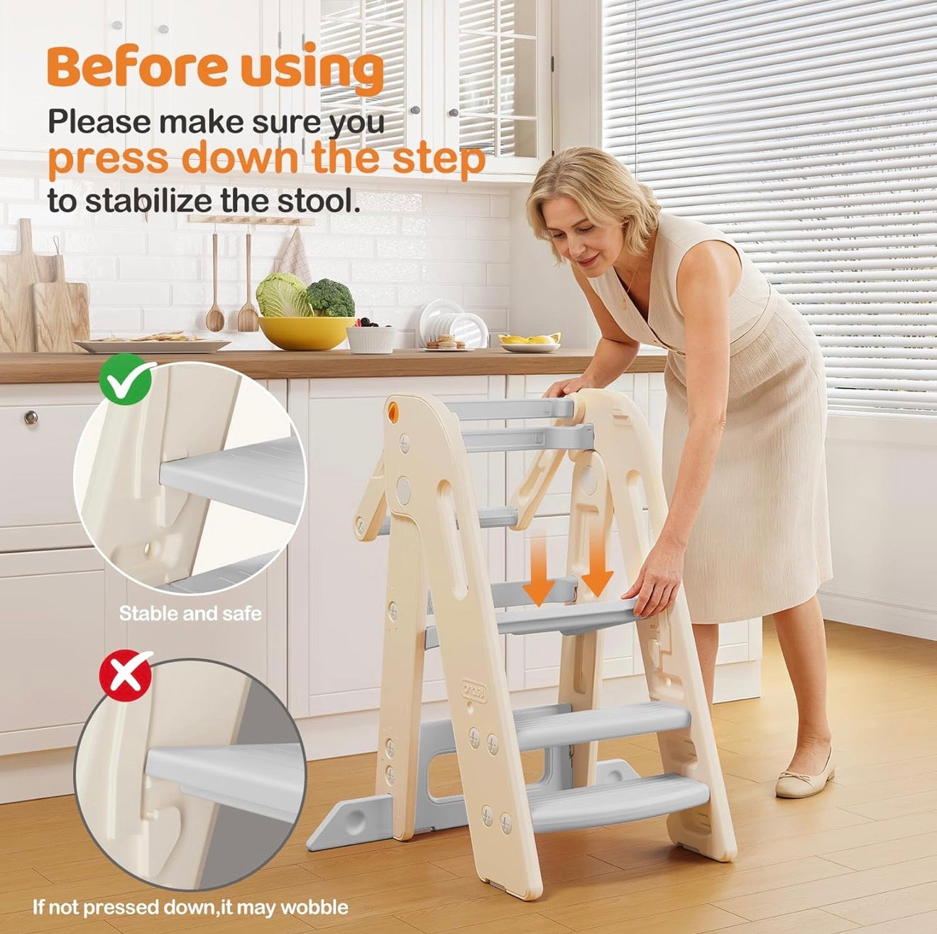 KozyKids Foldable Learning Stool™