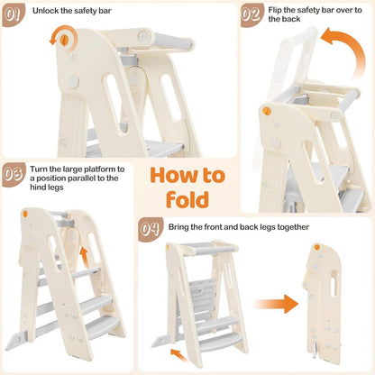 KozyKids Foldable Learning Stool™
